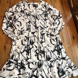 Black and White WHBM Dress